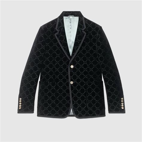 gucci mens velvet blazer|formal Gucci suits for men.